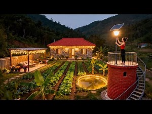 TIMELAPSE – DIY Solar Lighting System Installation for Farm | Economical, Modern, Eco-Friendly