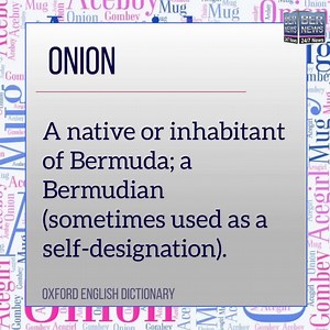 A look at some of the newly added definitions of Bermudian words in the Oxford English Dictionary | Chingas: Used to express surprise, awe, etc. 'wow!’, ‘gosh!' | Greeze: A large, satisfying meal | Well: Pleasant to eat; tasty, appetizing | https://bernews.com/81zn | Bernews.com
