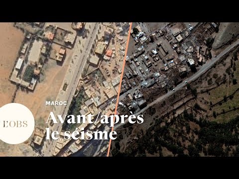 Séisme au Maroc : les images satellite avant et après le drame