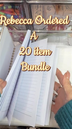 Rebecca ordered a 20 item bundle, in a wintry wonderland theme. I love these bundles because they turn out so beautiful thank you Rebecca for your order and for supporting my small business I am ever grateful! If you’re interested in putting an order in, you can DM me and I can give you all the details.#mysterybundle #bookishbundleitem #birthdaybundle #amsrsounds #winterwonderland