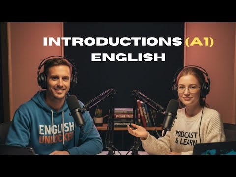 English Listening Practice – Introductions & Where You’re From (A1–A2 Podcast)