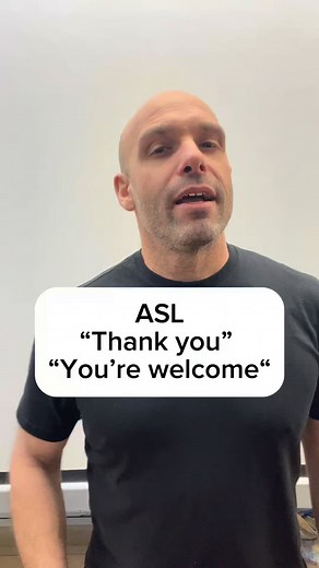 Sign with JP on Instagram: "ASL: THANK-YOU and "you're welcome" #SignWithJP #ASL #SignLanguage"
