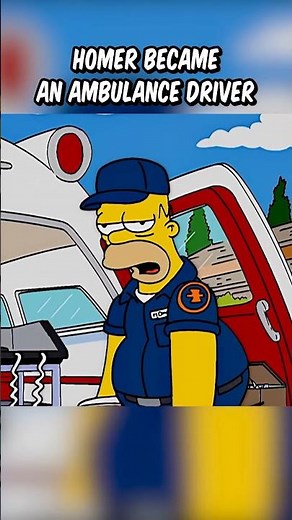 Homer Simpson Ambulance Driver: The Funniest Moments! 🎬