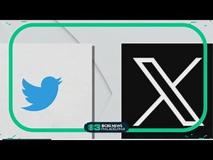 Twitter logo changes from bird to "X"