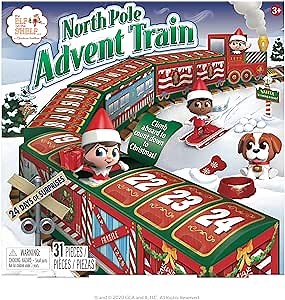 The Elf on the Shelf North Pole Advent Train