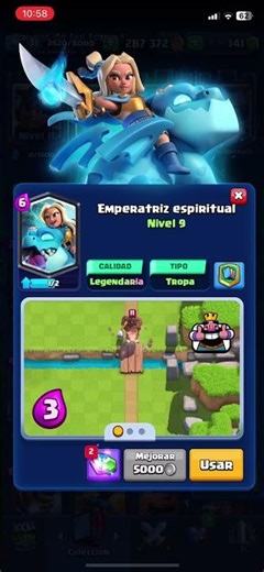 Emperatriz virtual desbloquea es buena o mala porque yo no la conozco #clashroyale