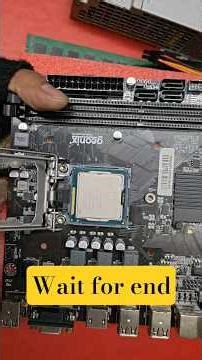 Learn to install a processor in 2 minutes | Motherboard CPU Installation Tutorial #computer #comp...