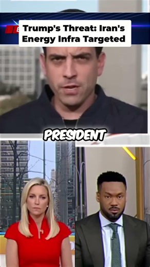 Trump's Iran Threat: Energy Infrastructure Targeted, Consequences Loom! #shorts