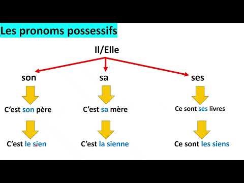 Les pronoms possessifs expliqués simplement