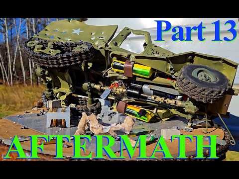 AFTERMATH 3: The End - Shooting Damage Result Destruction from Armor Piecing DIY Exploding .22 Ammo
