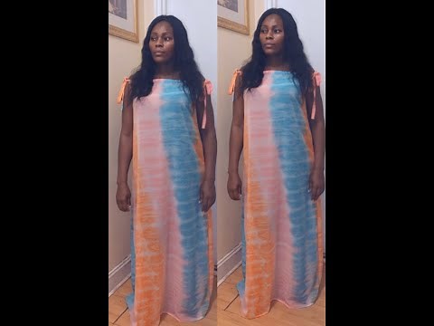 HOW TO MAKE A SIMPLE A LINE DRESS