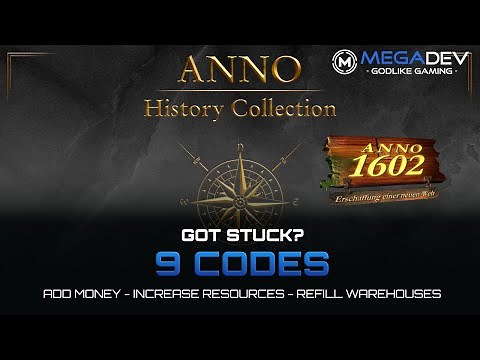 ANNO 1602 HISTORY EDITION Cheats: Add Money, Resources, Refill Warehouses, ... | Trainer by MegaDev