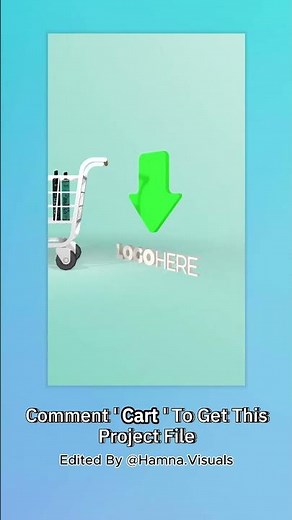 Comment “Cart” to get the Project file | After Effect Template Free Download