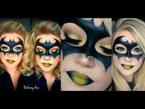 Batman Mask Halloween Makeup Tutorial | BethanyAnnBeauty