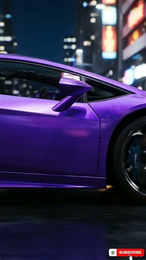Purple Lamborghini in Stunning 3 Angles – Ultra Realistic!