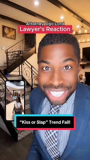 “Kiss or Slap” Trend — She Chose ‘Slap’ — So Then He Slapped Her! Guilty or Not Guilty? Attorney #UgoLord Reacts! #lawyer #TikTokPartner #TikTokLearningCampaign #stitch with @Chidi Tate