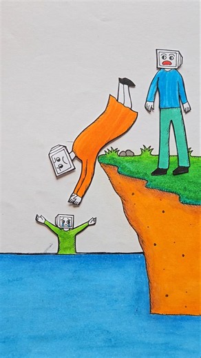 The Greatest Courage Is Helping Others ❤️#shortsfeed #youtubeshorts #skibiditoilet #drawing