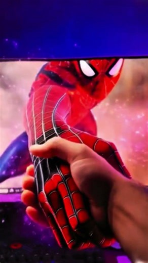 Trending spiderman handshake reel