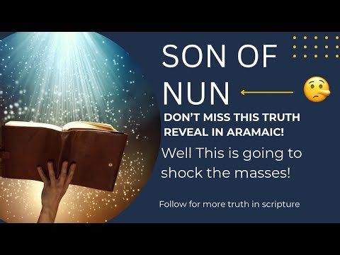 Oops,Proof Today! Nun in Aramaic & Hebrew Means Something Different