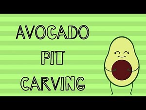 Avocado Pit Carving