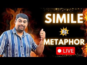 ✨ Simile vs Metaphor 🔥 Difference with Examples ✨