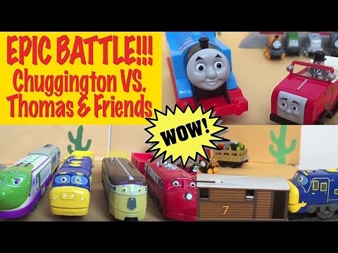 Most Epic Trackmaster Battle Ever! Chuggington vs. Thomas & Friends - World's Strongest Engine