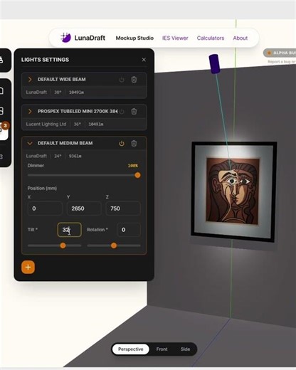 Before you spec the fixture - see the effect.Test real IES lighting in seconds.#LightingDesign #IES