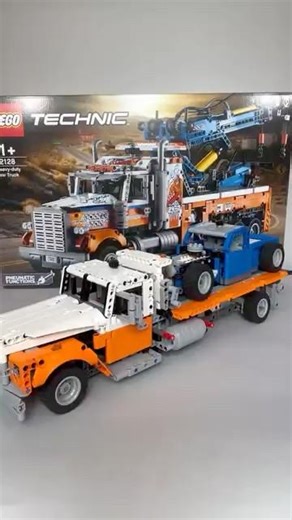 Pick-up-Truck with Hot-Rod alternative model Tow Truck #automobile #lego #legomoc #legotechnic #toys