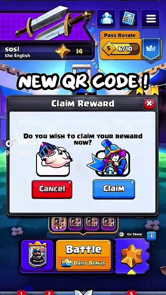 Emote QR Code in Clash Royale: Fun and Memes 🤩🥳