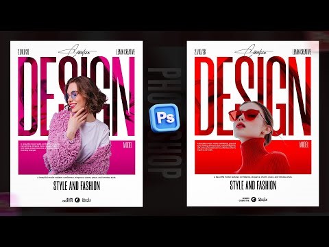 Modern Poster Design in Adobe Photoshop | Photoshop Teachings | Creative Typography Poster Design