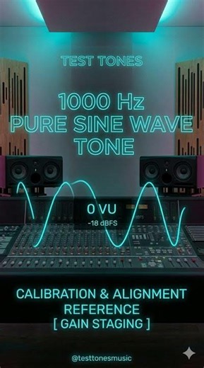 How to Calibrate Studio Monitors (1kHz Trick) #shorts #audioengineering