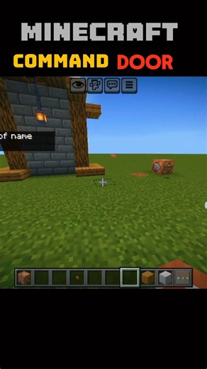 Minecraft Bedrock Castle Gate Command Block Tutorial! #commandblock#minecraft #minecraftonly
