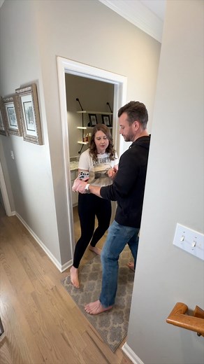 1.8M views · 3.2K reactions | Raise your hand ‍♀️ if you’re ever guilty of hiding out in the bathroom for way too long.   I’m not going to say I never get interrupted in here, but definitely way less frequently! The downside is the walk of shame!  At least I’ve got some support though, gotta look at the bright side. #MomLife #CouplesHumor #LifeWithKids #Moms #WalkOfShame | Young Wild Me | Facebook