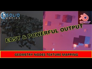 GEOMETRY NODES - Easy Texture Mapping!!! Tutorial