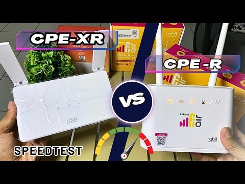 Test Speed modem Hifi Rabit CPE-R vs CPE-XR