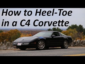 How To Heel-Toe in a C4 Corvette
