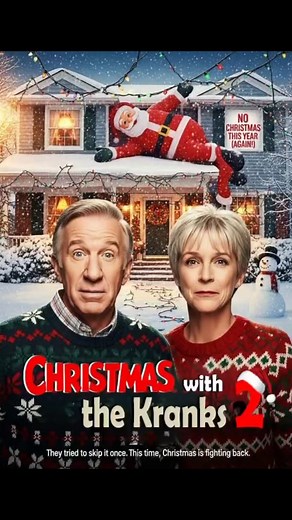 🎬 Christmas with the Kranks 2 (2026) 🎄✨👉Official Trailer Movie : Starring: Tim Allen, Jamie Lee Curtis, Dan Aykroyd, Julie GonzaloThe Kranks are back—and this time, skipping Christmas won’t be so easy.In Christmas with the Kranks 2, Luther and Nora Krank try once again to escape the chaos of holiday traditions by booking a luxury ski getaway in the Alps. But just days before their flight, they learn that their daughter Blair is now bringing Christmas to them—with her new fiancé, his parents,