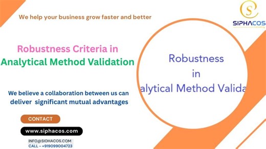 #246 SIPHACOS Robustness Criteria in Analytical Method Validation | Sanjay Kumar Sinh (Ph.D.) ✅