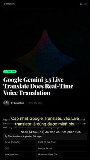 🧐👉 Google biến điện thoại thành phiên dịch viên 75 ngôn ngữ, miễn phí, không cần ... #QixNewsAI
