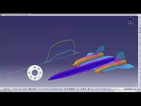 Automatic area rule calculator in CATIA using Python scripts (PyCATIA)