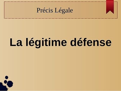 Légitime défense