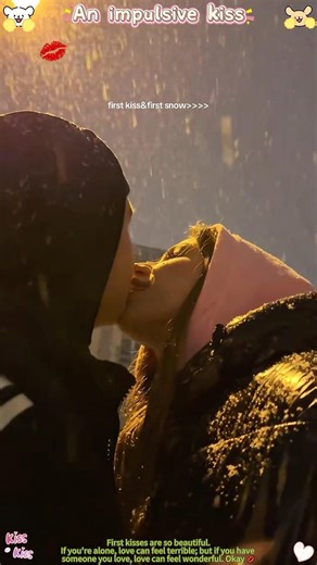 When it’s your first kiss…#couple #crush #firstkiss #younglove #fyp