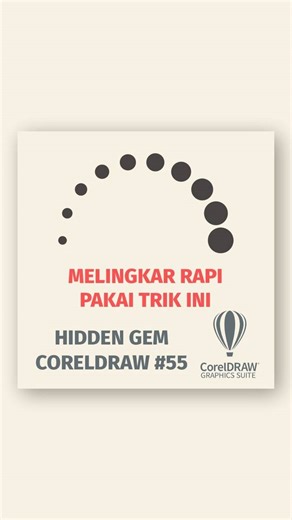 Trik Blend objek beda ukuran mengikuti bentuk path di Corel Draw 🔥 #coreldraw #blend | Belajar CorelDRAW Indonesia