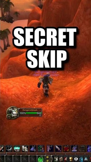 SECRET SKIP IN Wow Classic #shorts