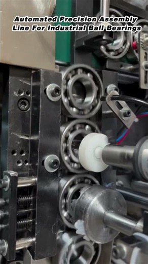 Automated Precision Assembly Line For Industrial Ball Bearings