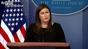 'ENEMY OF THE PEOPLE'? Press Secretary Sarah Sanders declined to say the media is not the "enemy" – instead, laying out a litany of examples where she has been personally attacked. “As far as I know I am the first press secretary in the history of the United States to require secret service protection,” Sanders said. https://abcn.ws/2KkPgYi | ABC World News Tonight with David Muir
