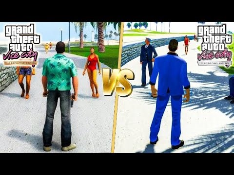 GTA VC Definitive Edition 🆚 GTA VC Next-Gen Edition |