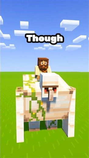 Don't build this iron Golem! #minecraft #minecraftshorts