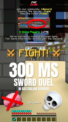 Doing a Sword Duel in AUSTRALIAN Servers! (I am NA)