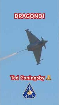 RAF FIGHTER PILOT “DRAGON01” DEMONSTRATES MANOEUVRABILITY AND AGILTY OF THE TYPHOON #typhoon #raf